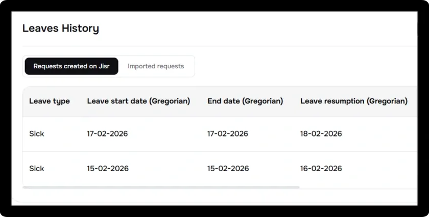 Enhancements to leave request bulk management