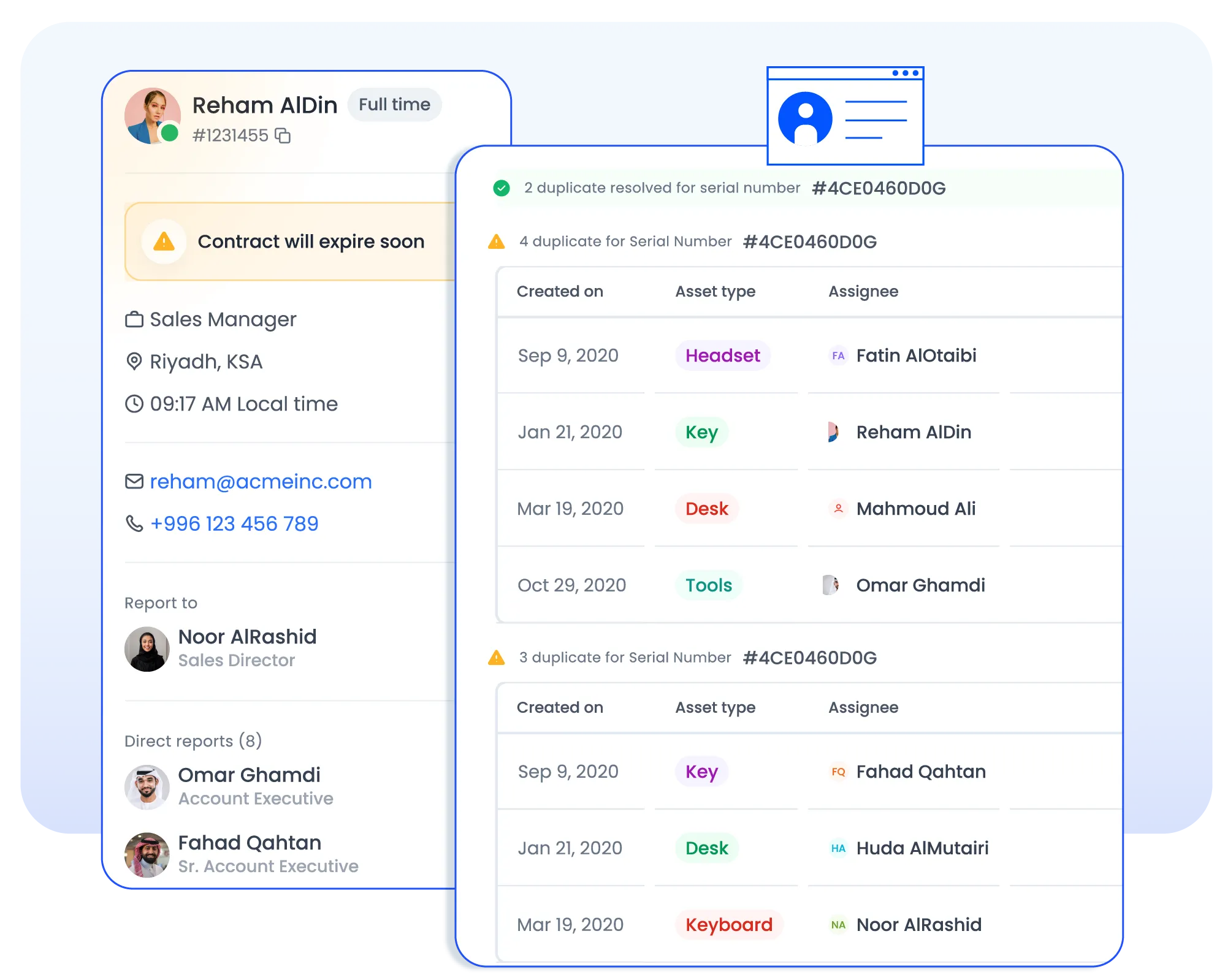 Centralize employee data