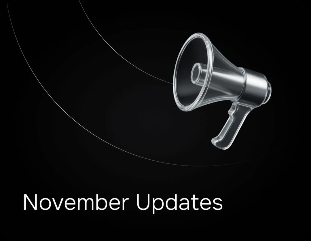 Product Updates - November 2025