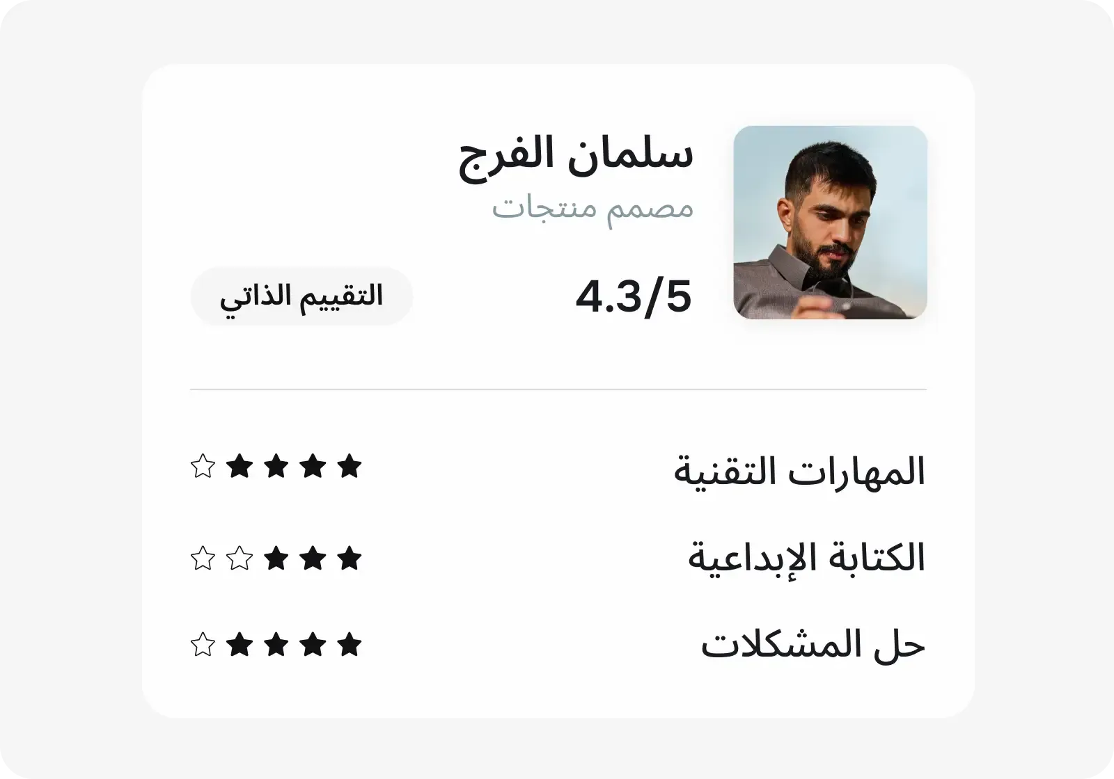 التقييم الذاتي