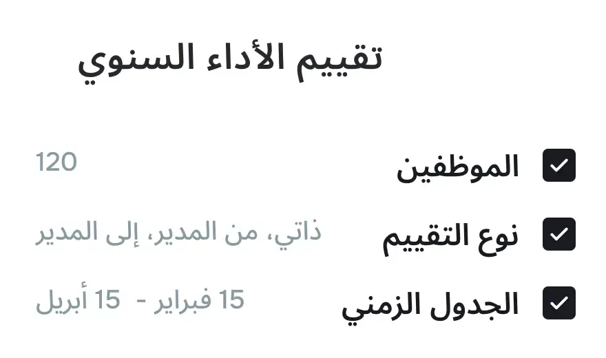 دورات تقييم الأداء